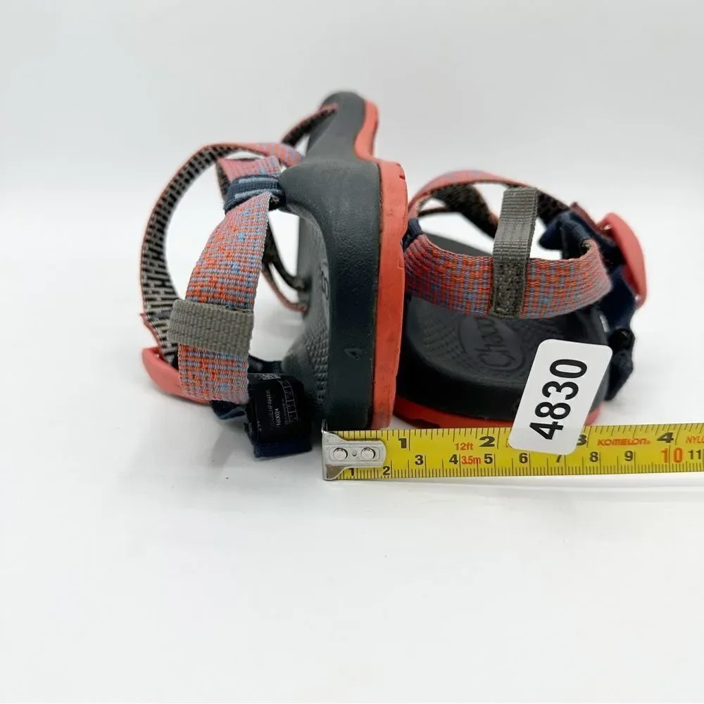 Chaco Kids Waterproof Sport Swim Hiking Sandals Orange Blue Size 4‎